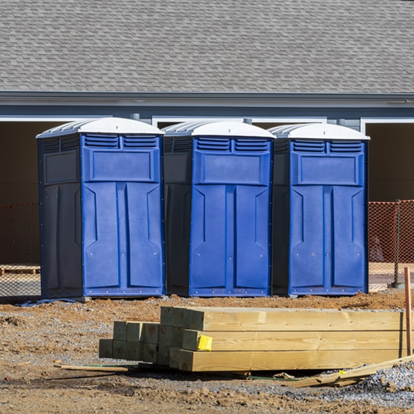 what is the cost difference between standard and deluxe portable toilet rentals in Erbacon WV